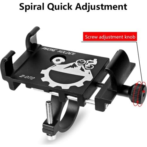 Aluminum Alloy Mobile Phone Bracket Mountain Bike Motorcycle Mobile Phone Accessories Phone Holder For Iphone Samsung Xiaomi