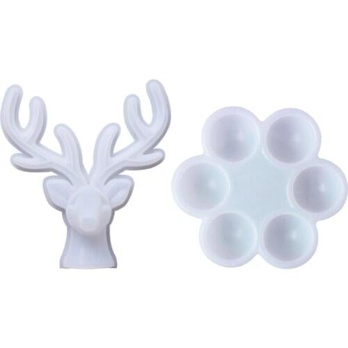 Egg Storage Box Epoxy Resin Mold Elk Jewelry Holder Silicone Mould DIY Crafts Necklace Earrings Organizer Case Rack Casting T84A