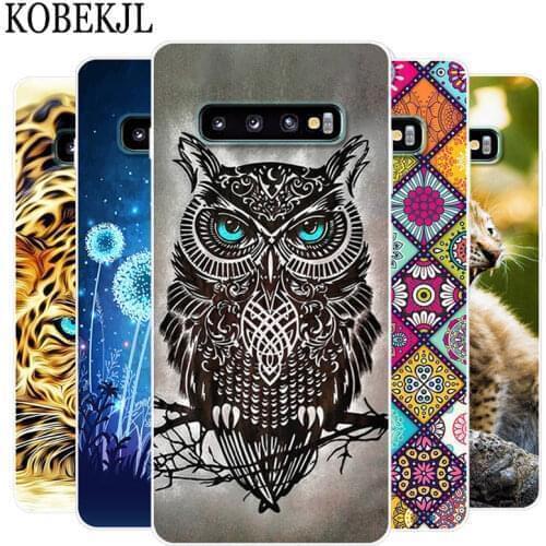 For Samsung S10 Plus Case Soft TPU Cartoon Silicone Phone Case For Samsung Galaxy S10 Plus S 10 Plus S10Plus SM-G975F G975 G975F