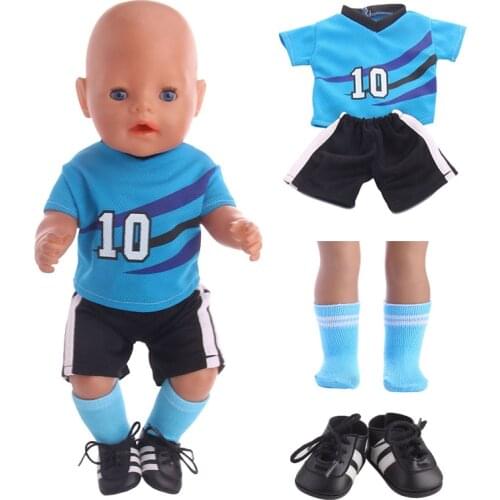 Doll Sportswear 10 Styles Ball Sets For 18 Inch American Doll & 43Cm Born Baby Our Generation Birthday Girls Gift
