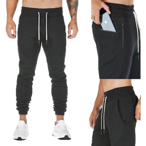Man Pants Sweatpants Sports Pants For Men Gym Fitness Joggers Men Slim Casual Pantalon Homme Black Trousers Men Pants Workout