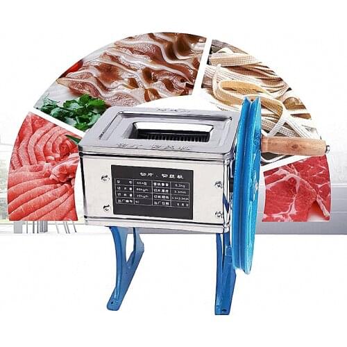 Manual Meat Grinder Manual Meat Slicer Stainless Steel Meat Slicer Household Electric Chopper Commercial Cutting Machine 60A
