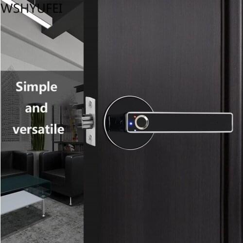 New hardware indoor door lock spherical fingerprint intelligent identification lock home security door smart electronic lock