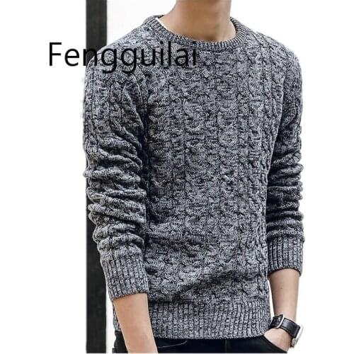New Mens Sweaters 2020 Fahsion O Neck Autumn Winter Sweater Men Pullover Long Sleeve Casual Men Jumper Sweater Fashion Clothes
