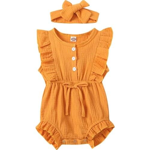 Newborn clothes European American style solid color female treasure summer cotton sleeveless triangle baby bag fart clothes
