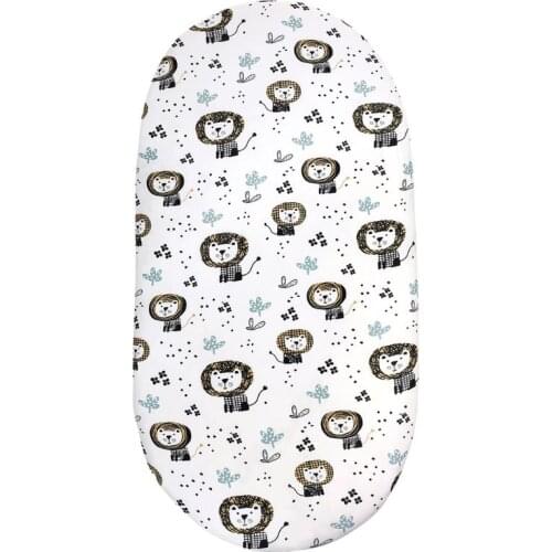 Baby Diaper Changing Pad Cartoon Printed Cradle Cover Newborn Mattress Crib Sheet Bedding