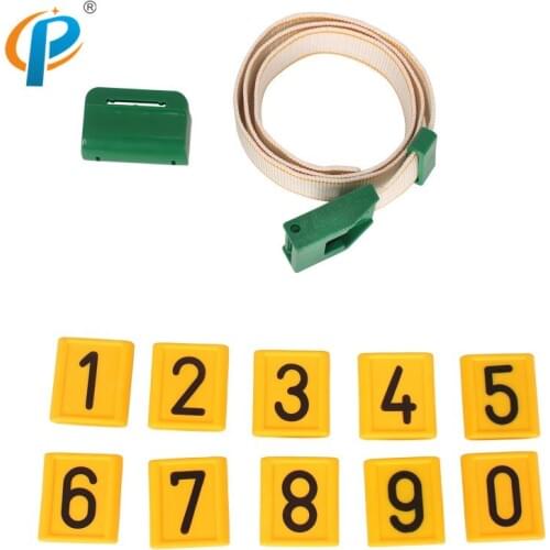 Animal Plastic Collar with Number for Identifying Livestock Dairy Farm Use