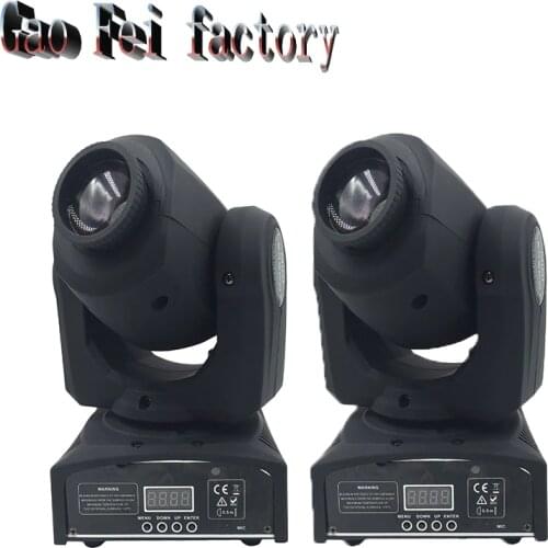 Lyre 30W Moving Head Light With Dmx Control Mini Led Spot 7Gobos And Colors Effect Stage Lights For Bar Disco Party