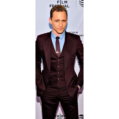 Latest Coat Pant Designs Burgundy Wedding Suits for Men Slim Fit Skinny 3 Piece Tuxedo Fashion Prom Suits Tailor Blazer Terno