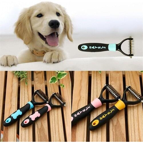 Long-haired Grooming Combs Dog Hair Remover Cat Brush Grooming Tools Pet Clipper Attachment Pet Trimmer Combs Supply for Cat Dog