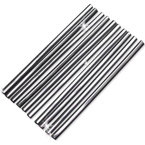 Silver Car Truck Air Conditioning Vent Outlet Protector Decoration Strip Trim Universal Accessories