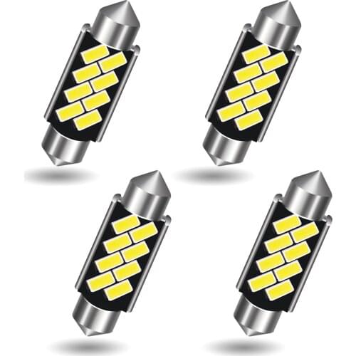 AGLINT C5W LED Bulb 39mm Festoon CANBUS No Error 6418 6411 DE3425 for Interior Lights Courtesy Dome Map Number Plate Light 12V