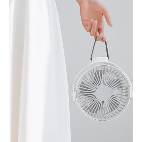 USB charging fan Suspension and placement Household travel dual purpose fan Silent ultra-long use time outdoor small fan