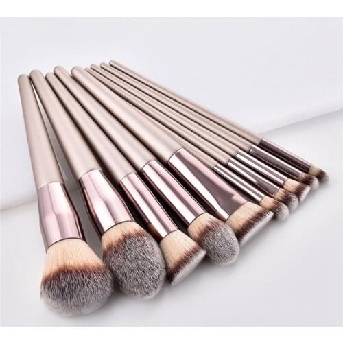 10pcs/set makeup brushes set for cosmetic foundation powder blush eyeshadow kabuki blending make up brush beauty tool