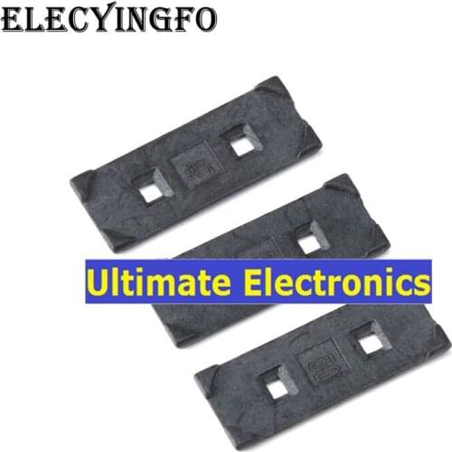 100pcs 49S Crystal oscillator Gasket Anti-vibration gasket Crystal gasket Insulation gasket black