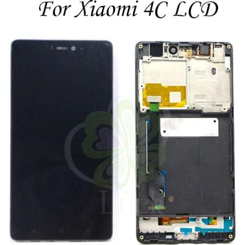 5.0" 1920x1080 For Mi 4C LCD For XIAOMI Mi4C LCD Display Touch Screen Digitizer For XIAOMI Mi4C LCD Display with frame