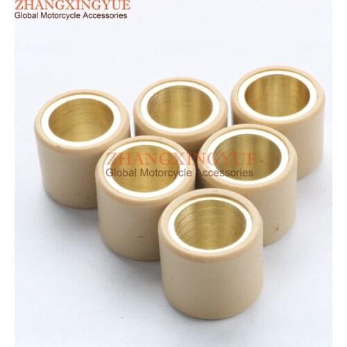 6PC high quality Variator Weights Round 25x22mm 22g for GILERA Nexus 500 03-05