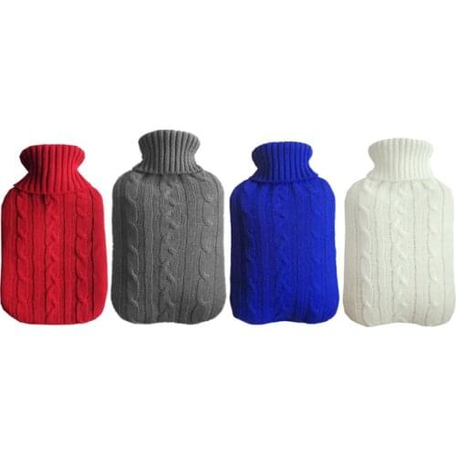 Promotion! Knitting Hot Water Bottle Cover, Hot Water Bottle Cover,Suitable for 2000 Ml Hot Water Bottle,Anti-Scald, Lasting War