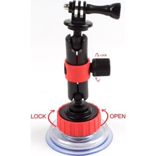 Gopro Accessories 360 Degree Rotating Car Window glass Suction Cup Holder Mount for Xiaomi Yi Go Pro Hero 5 4 3 SJ4000 SJ5000