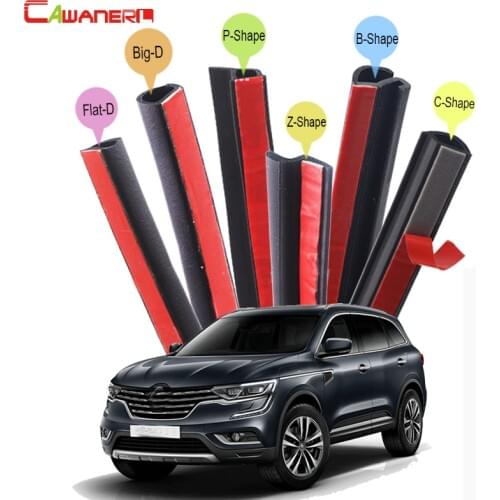 Cawanerl Car Accessories Sealing Seal Strip Kit Rubber Weatherstrip Edge For Renault Espace Koleos Duster Captur Sandero