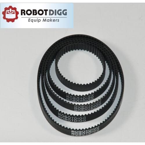 Free shipping, 2GT Endless Timing Belt, 380mm Length, 6mm Width, 380-2GT-6