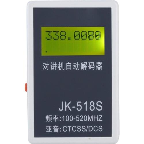 CTCSS/DCS Decoder LCD Display Frequency Counter Meter Decoders With US Plug And Data Cable For Walkie Talkie 100-240V US
