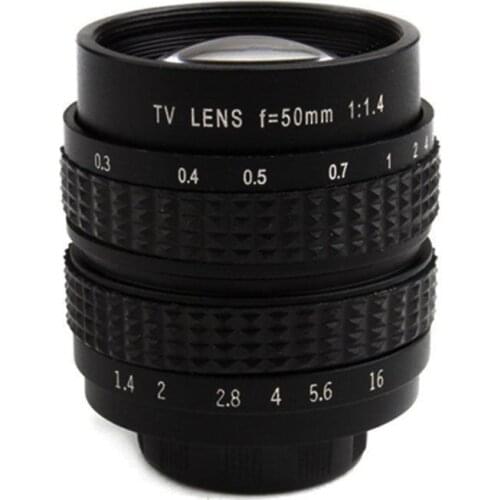 GloryStar 50mm F1.4 CCTV Movie Lens C Mount to Sony A6000 A6500 A6300 A5000 NEX-5T N-3N N6 N7 N-5R NEX6 NEX7 C-NEX