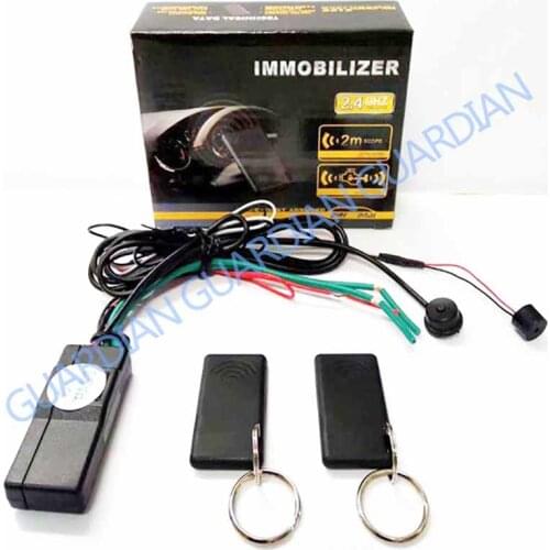 2.4G RFID Immobilizer Wireless Engine Lock Car Alarm System Anti-Hijacking Intelligent Circuit Cut Off Auto Unlock Device