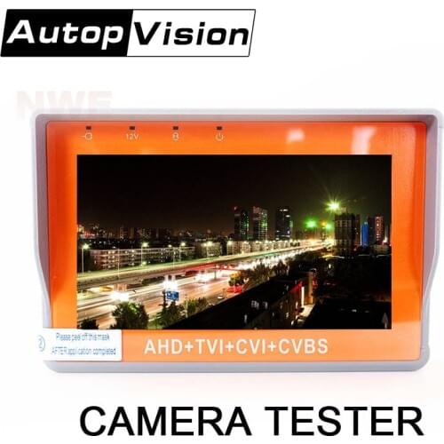IV7W New Upgrade 5MP 4MP Camera Tester AHD TVI CVI CVBS 4IN1 CCTV Tester 4.3inch Monitor UPT Audio Test DC12V Output