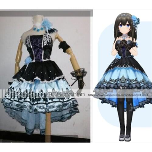 CINDERELLA MASTER Fumika Sagisawa Cosplay Costume