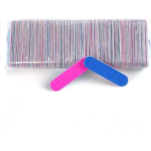 100 Pieces/bag Nail Tools Nail Art Strip Two-sided Strip Mini Nail File Wood Chip Small Nail Files Buffer Nail Grinding Tool