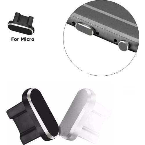 Micro USB Charging Port Anti Dust Plug Android Mobile Phone Metal Charging Port Colorful for Xiaomi Huawei Samsung android phone