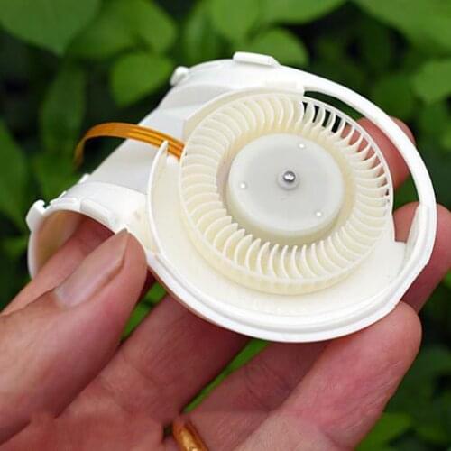 Mini Three-phase Brushless Motor Fan (no Drive) Plastic Small Worm Gear Worm Wheel Brushless Small Fan (semi-finished Product)