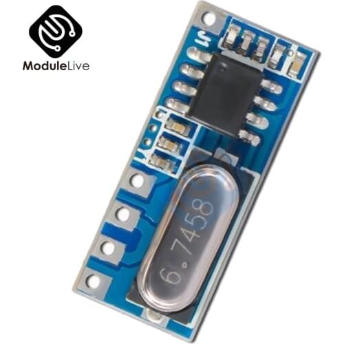 Wireless Remote Control Receiver Module ASK Superheterodyne Wireless Receiver Module 200m Distance LR45B 4.5-5.5V 433MHz