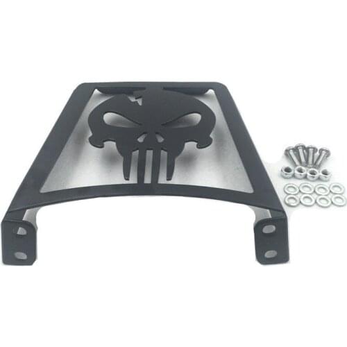 Motorcycle Black Aluminum Sissy Bar Luggage Rack For Harley Sportster XL1200R XLH883 FXST