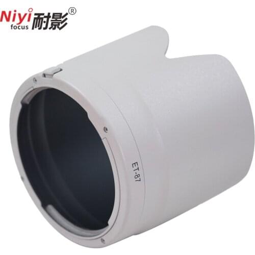 NEW black/White ET-87 Camera lens hood for Canon EF 70-200 mm f/2.8 L IS II USM 70-200 2.8II hood
