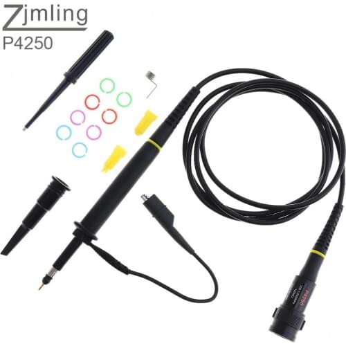 New P4250 High Voltage Oscilloscope Probe 2KV / 100 : 1 / 250MHz Alligator Clip Test Probe for Electronic Measuring Instruments