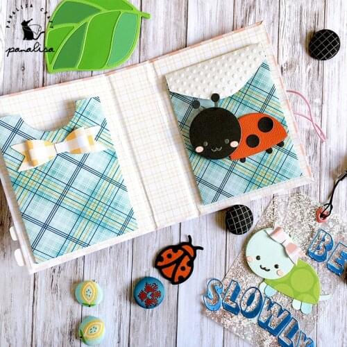 Panalisacraft Cute ladybug turtle Metal Cutting Dies Stencils for DIY Scrapbooking/album Decorative Embossing DIY Paper Cards