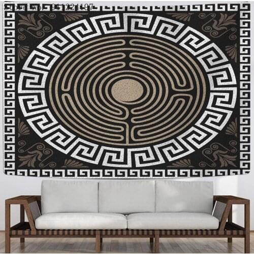 Black And White Sofa Tapestry Wall Hanging Sandy Beach Throw Rug Blanket Camping Tent Travel Mattress Sleeping Pad Tapestries