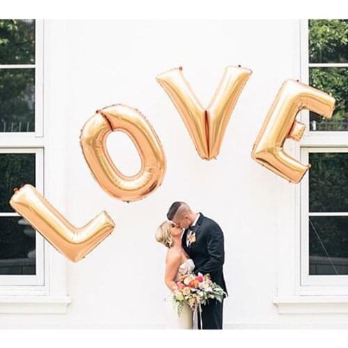 Wedding Balloons 40 Inch Jumbo Love Balloons Valentines Day Party Decoration Birthday Baby Shower Balloon Party Supplies PA134
