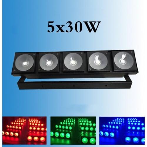 LED 5X30W matriz de iluminación para escenario 3 en 1 RGB cinco cabezas DJ matrix diseño de luz bueno para DJ/DMX profesional il