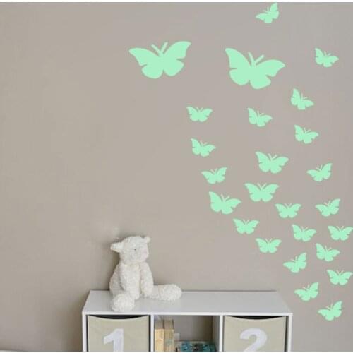 Luminous Wall Stickers Glow In The Dark Stars Sticker Decal Kids Baby Rooms Colorful Fluorescent Stickers Home Decor Dropship