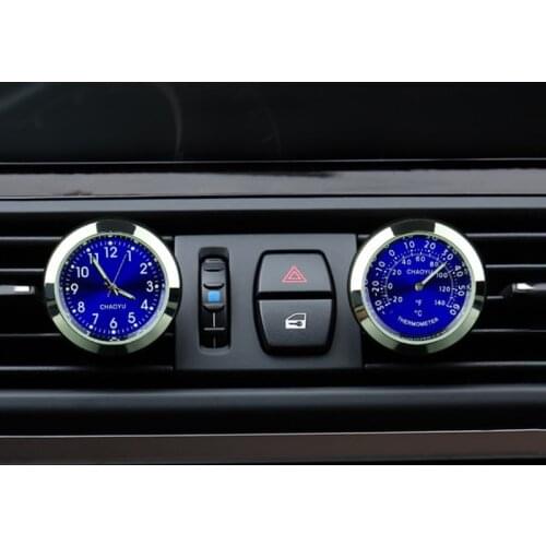 Luminous Auto Gauge Clock Mini Car Air Vent Quartz Clock with Clip Auto Air Outlet Watch Car Styling for Car Accessories Clocks