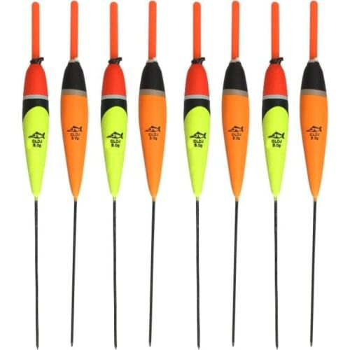 Topline Tackle Mix Color Professional Fishing Float Tackle Tools Fishing Sinker Float Dark Glow Stick Night Carp Floats Bobbers