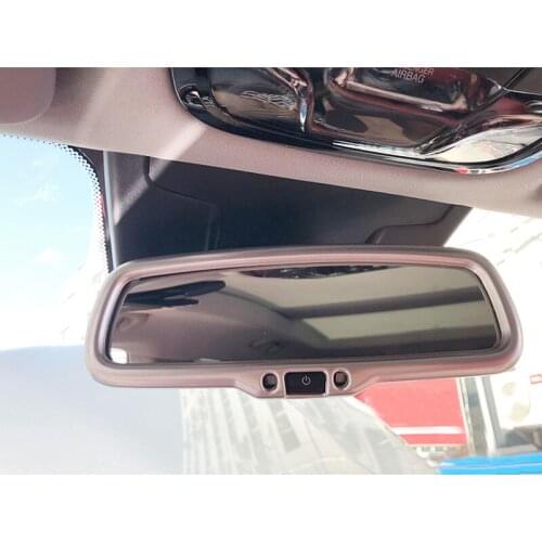 Protective Shell For Car Mirror Interior Cosmetic Mirror Decorative Shell For Alfa Romeo Giulia Stelvio Car Accessories Interior