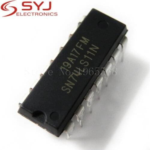 10pcs/lot SN74LS11N DIP-14 74LS11N 74LS11 In Stock