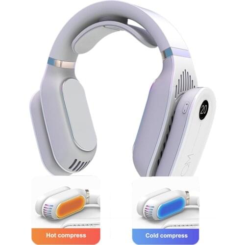 2021 Cooling and Heating Bifunctional Neck Massager LED Screen Display 3 Gear Cold compress 3 Gear Hot Compress Neck Massage