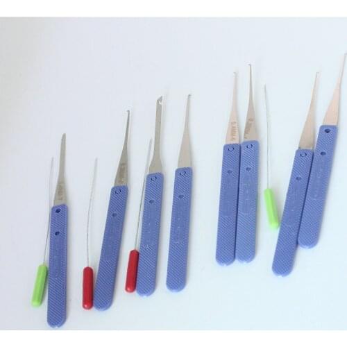 Acheheng tools 12Pcs Lock Broken Key Extractor Remove Removal Hooks Needle Locksmith Tool Set Hardware Lock Tool