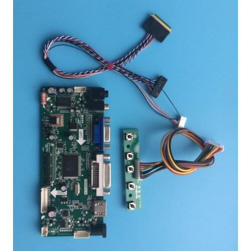 Audio HDMI LED DVI VGA LVDS LCD M.NT68676 controller driver board DIY KIT for LP133WH2(TL)(M6) 1366*768 kit panel CARD 40pin