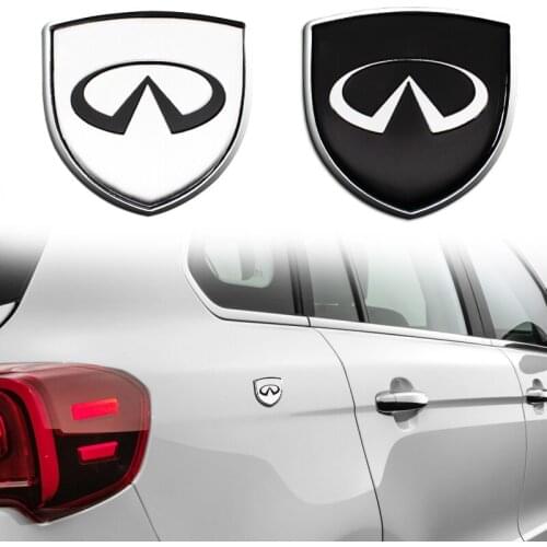Car Styling 3D Metal Emblem Badge Sticker Decals For Infiniti FX35 Q50 QX50 QX60 QX70 EX JX35 G35 G37 Auto Exterior Accessories